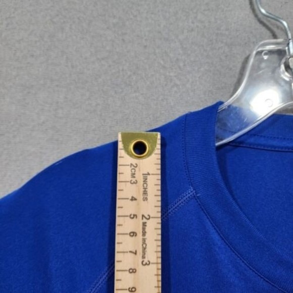 Under Armour Shirt Mens 2XL Blue TShirt Solid Regular CoupeHeatGear Shor… - Picture 7 of 16